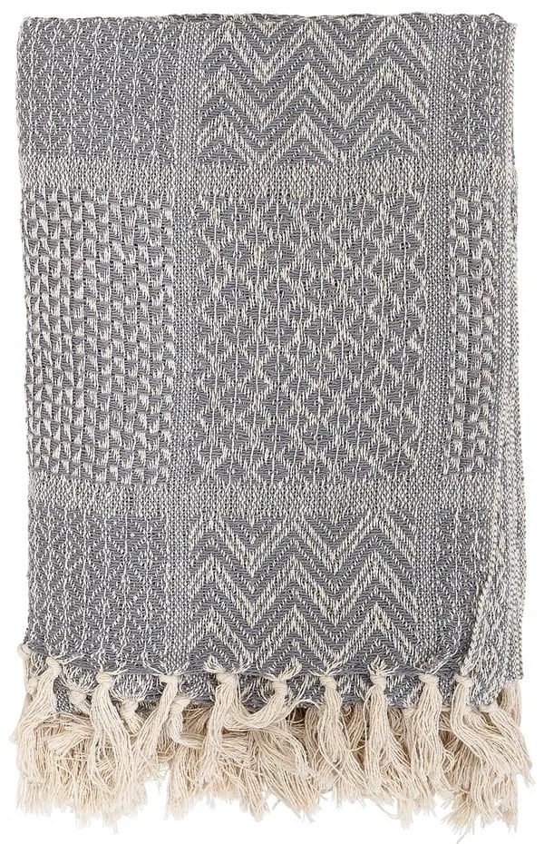 Pătură Bloomingville Throw, 130 x 160 cm, gri