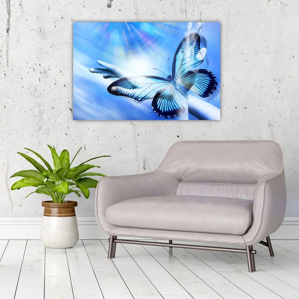 Tablou - Fluture, simbolul speranței (90x60 cm)