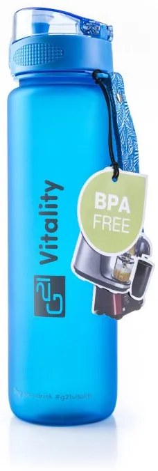 Sticlă de băut G21, 1000 ml, albastră