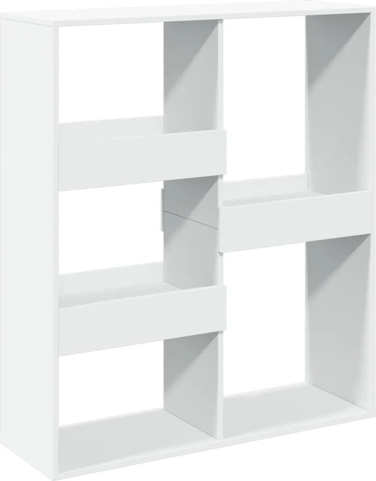 vidaXL Separator de cameră, alb, 100x33x115 cm, lemn prelucrat