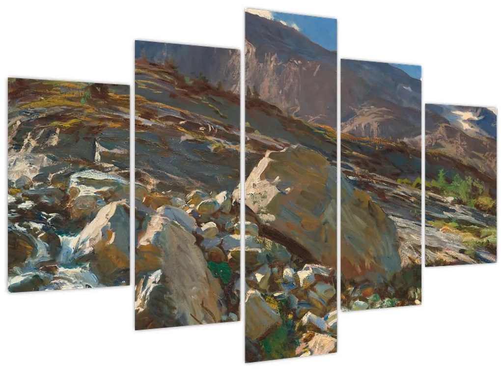 Tablou - John Singer Sargent, Simplon Pass, reproducere (150x105 cm)