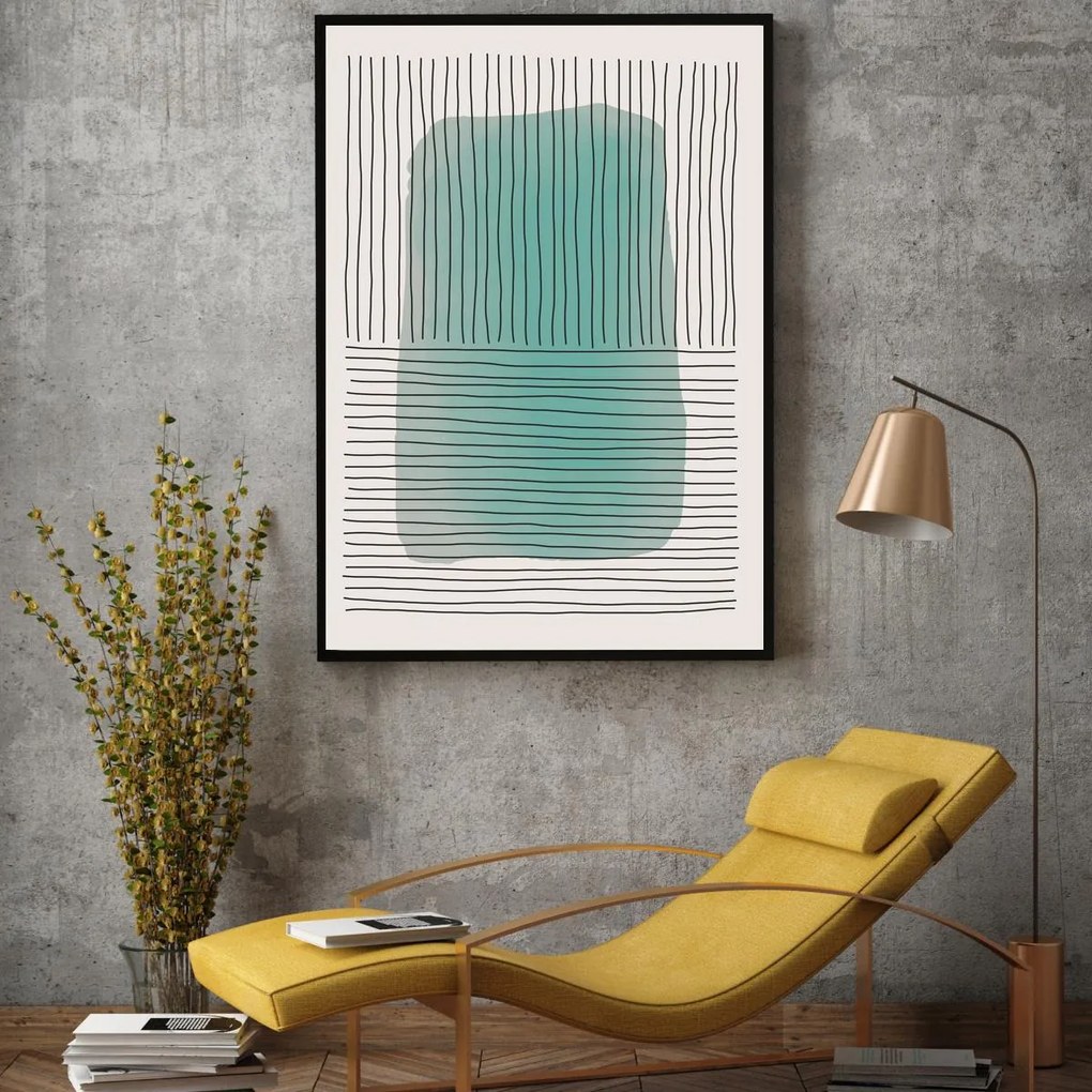 Poster - Abstracție pictată (A4)