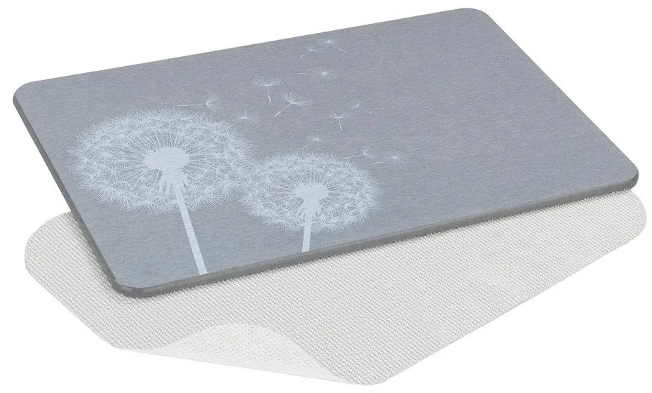 Covoraș de baie gri din diatomit 39x60 cm Astera – Wenko