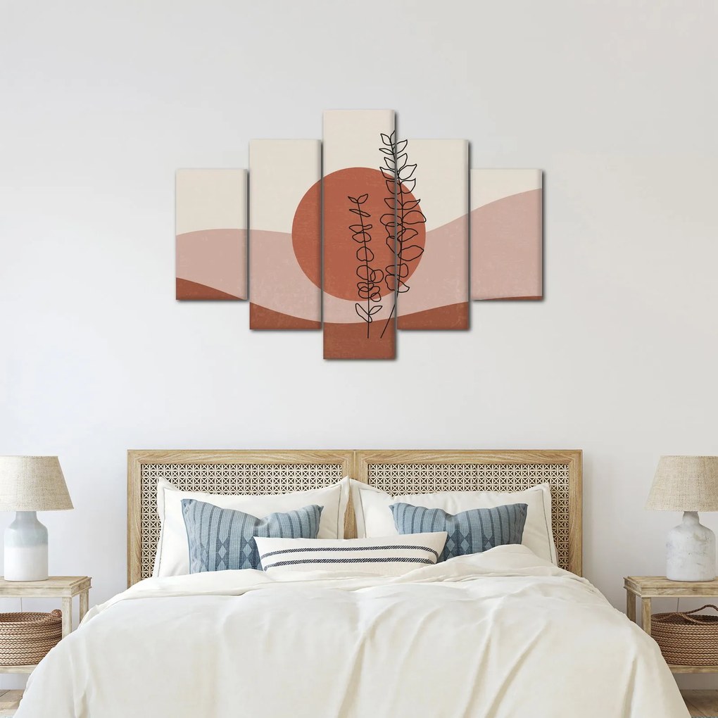 Tablou - Boho frunze N⁰1 (150x105 cm)