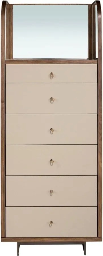 Comoda cu oglinda, sertar cu spatiu pentru ceasuri si bijuterii Chiffonier