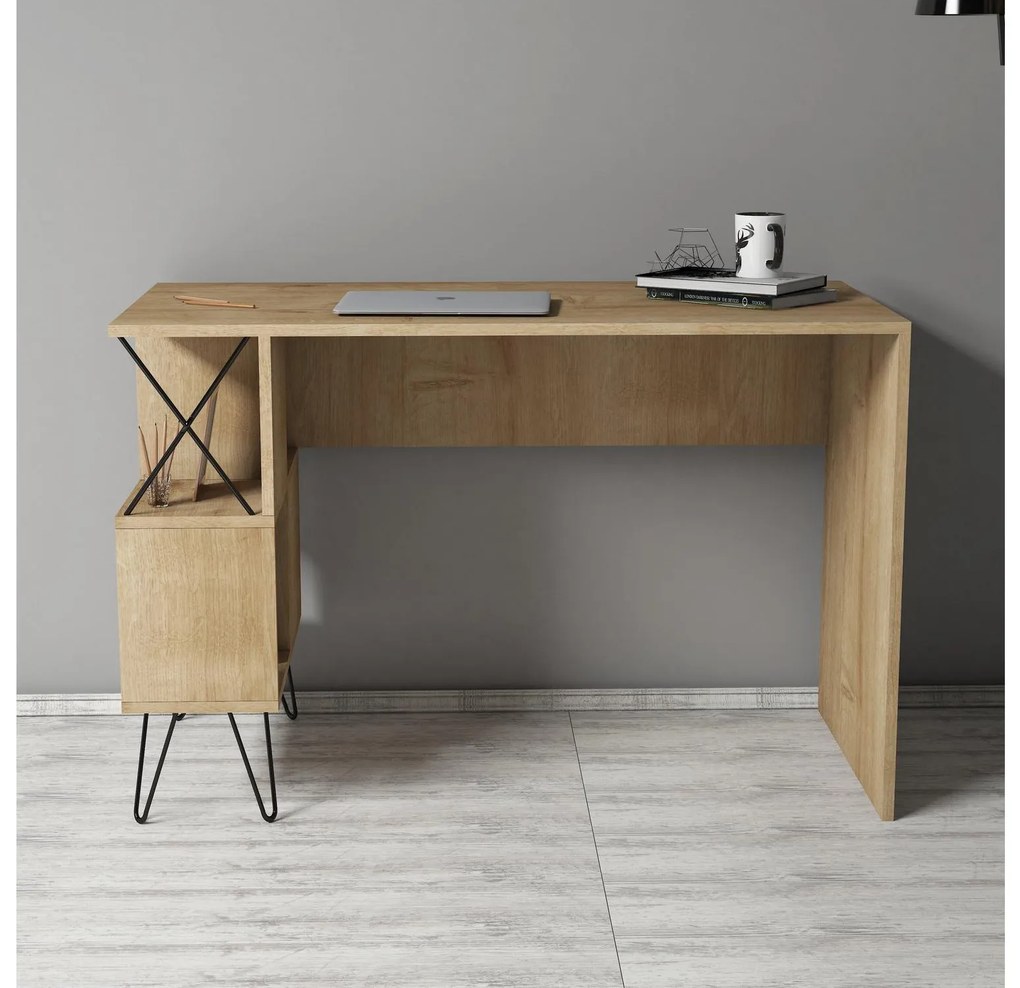 Masă PC Europa (Stejar + Negru). 1088693