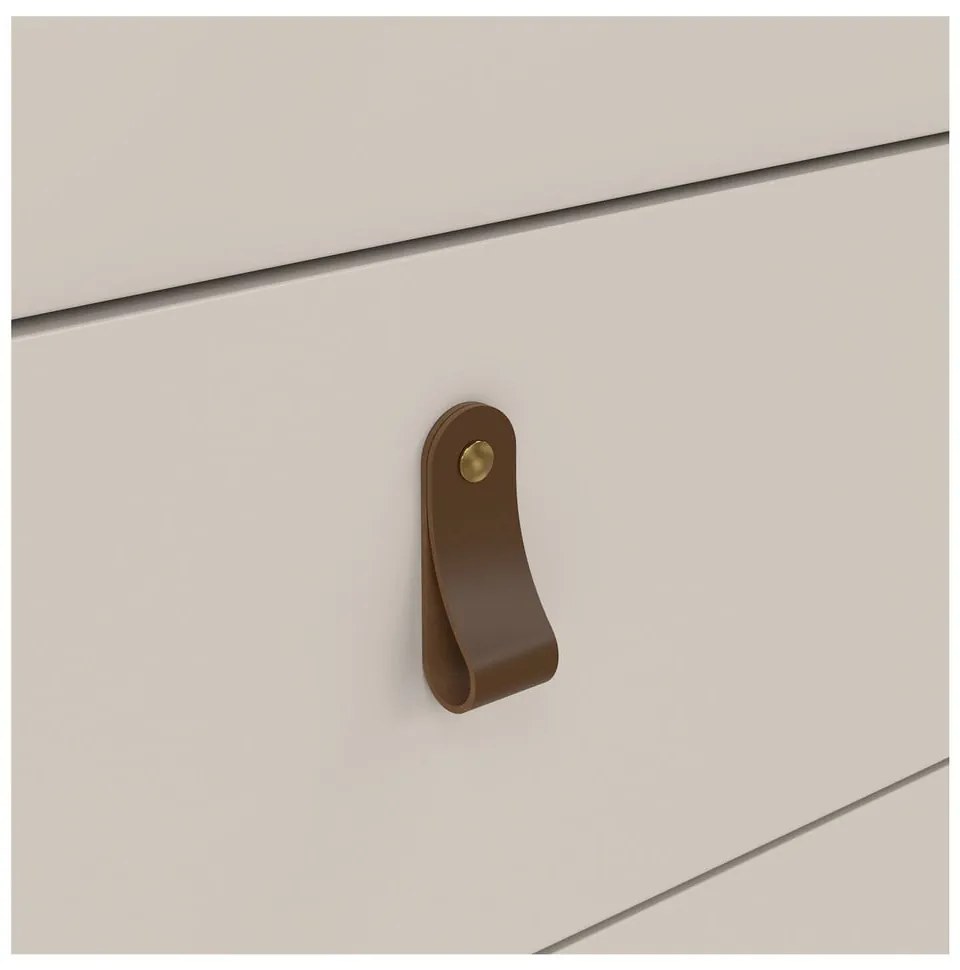 Comodă grej 82x99x38 cm Madrid – Tvilum