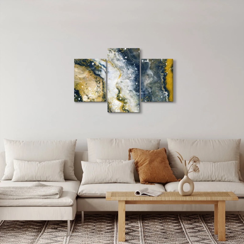 Tablou - Abstract auriu (90x60 cm)
