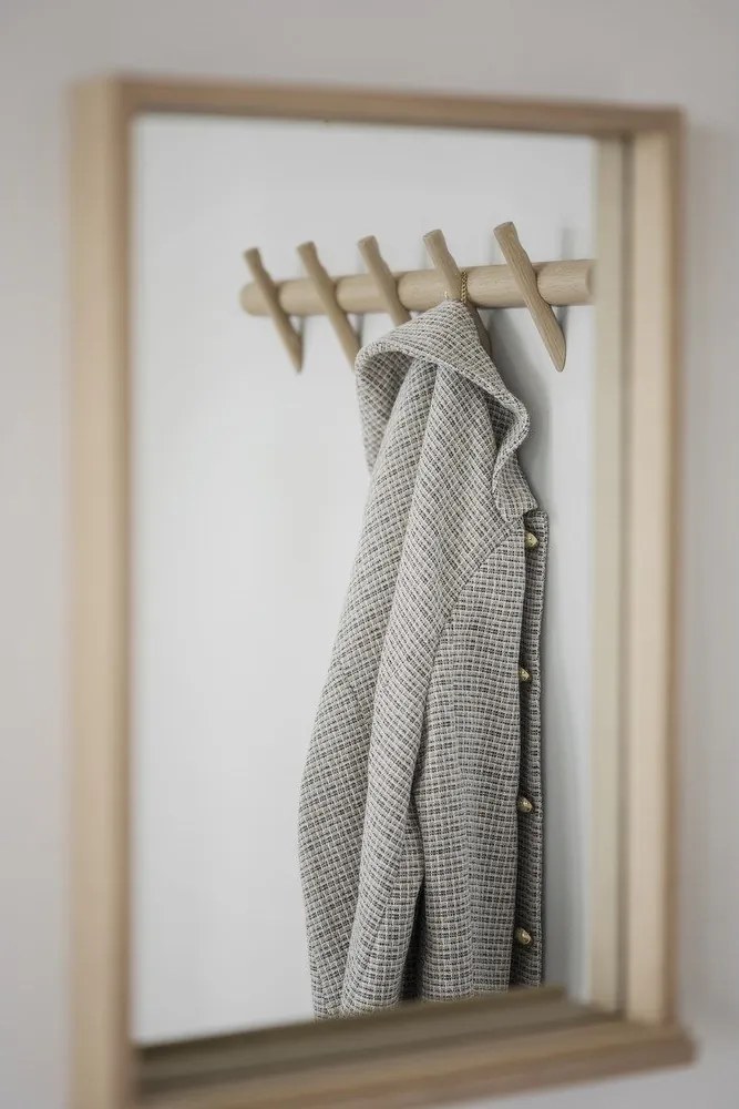 Cuier de perete în culoare naturală din lemn masiv de stejar Hillmond – Rowico