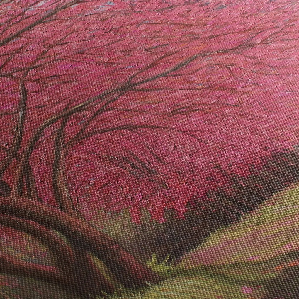 Tablou cu copaci înfloriți (70x50 cm)