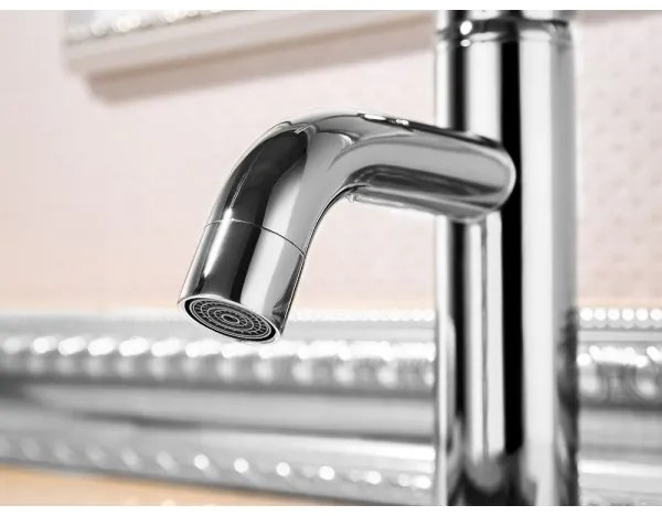 REA-B4101 - Baterie pentru lavoar LUNGO, înălțime 16,5 cm, crom lucios