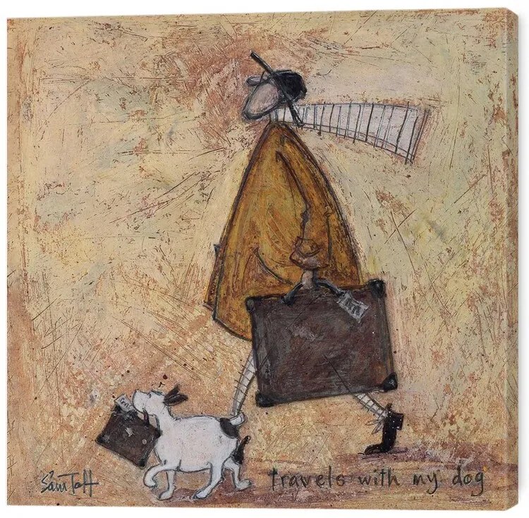 Tablou pe pânză Sam Toft - Travels with the Dog