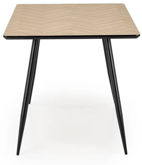 Masa Berto natur/negru L120 cm