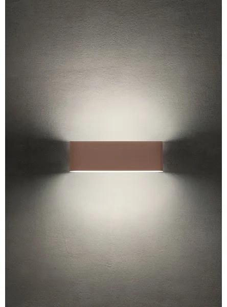 Redo 90453 - Aplică de exterior KLIPPE LED/24W/230V 3000K IP54 maro