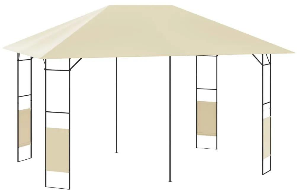 vidaXL Pavilion de grădină, crem, 4 x 3 m, 160 g/m²