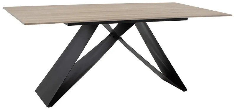 Masa Bucatarie/Dining Sabonna Blat Piatra Sinterizata Stejar Sonoma 180x90 Cm