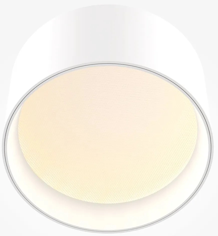 Spot LED aplicat design tehnic Vega D-12cm alb