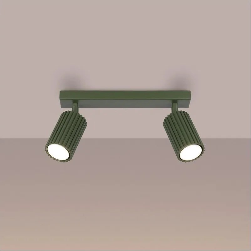 Brilagi - Spot LED CRESTO, 2x GU10/10W/230V, verde