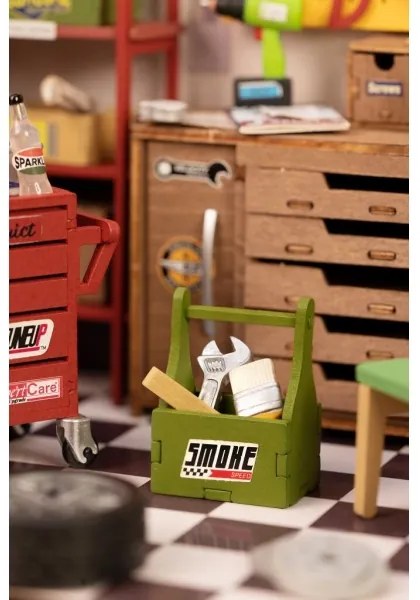 Casă miniaturală RoboTime garaj 2xAAA