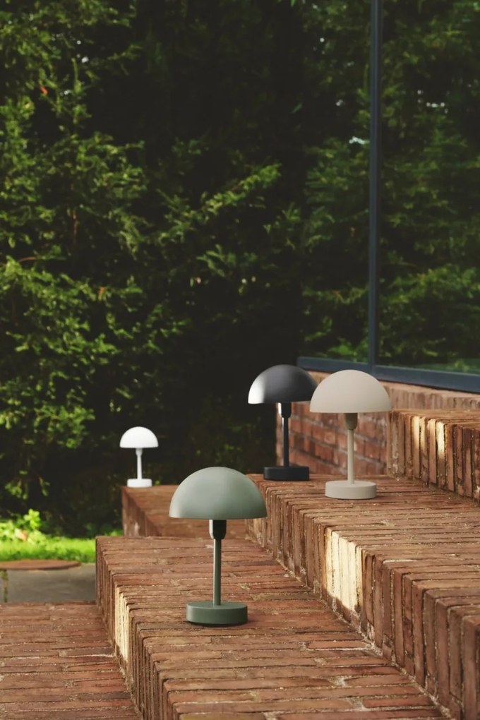 Veioza LED portabila de exterior design nordic IP44 Ellen To-Go Battery alb