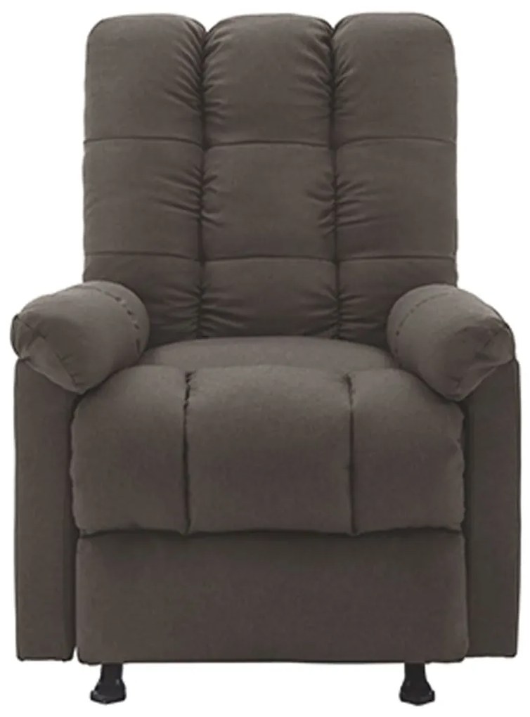 321418 vidaXL Fotoliu de masaj rabatabil, gri taupe, material textil