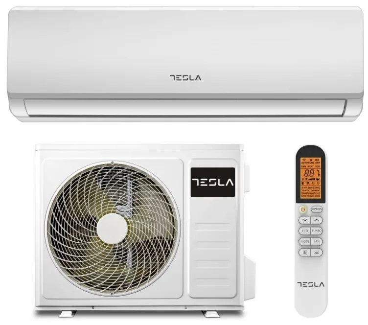 Aparat de aer conditionat inverter Tesla TT34EX81-1232IAW, 12000 BTU, Wi-Fi, A++, Alb