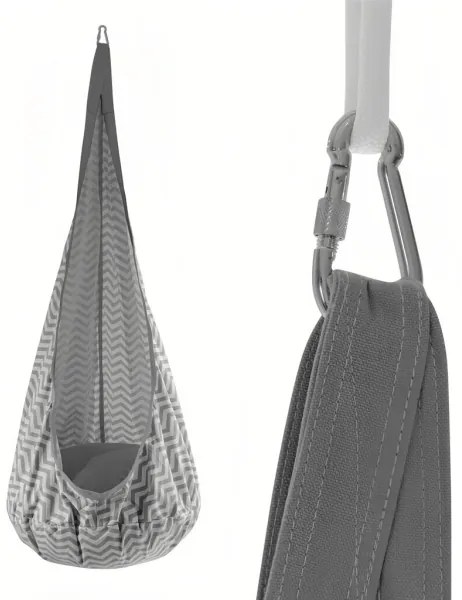 2Kids Toys - Sac de leagăn suspendat, gri
