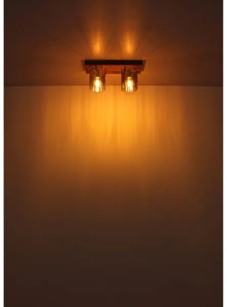 Globo 15915-2 - Plafonieră UNDERWOOD, 2 x E27 / 40 W / 230 V, 16 x 41 cm