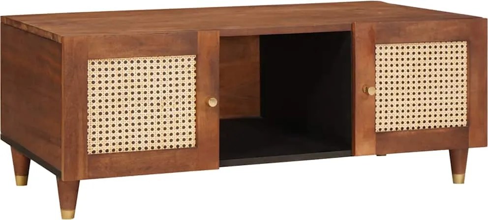 vidaXL Masă de cafea 100 x 54 x 40 cm Lemn de mango solid