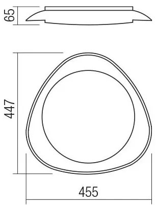 Plafonieră LED Redo 05-922 VERENA LED/24W/230V antracit