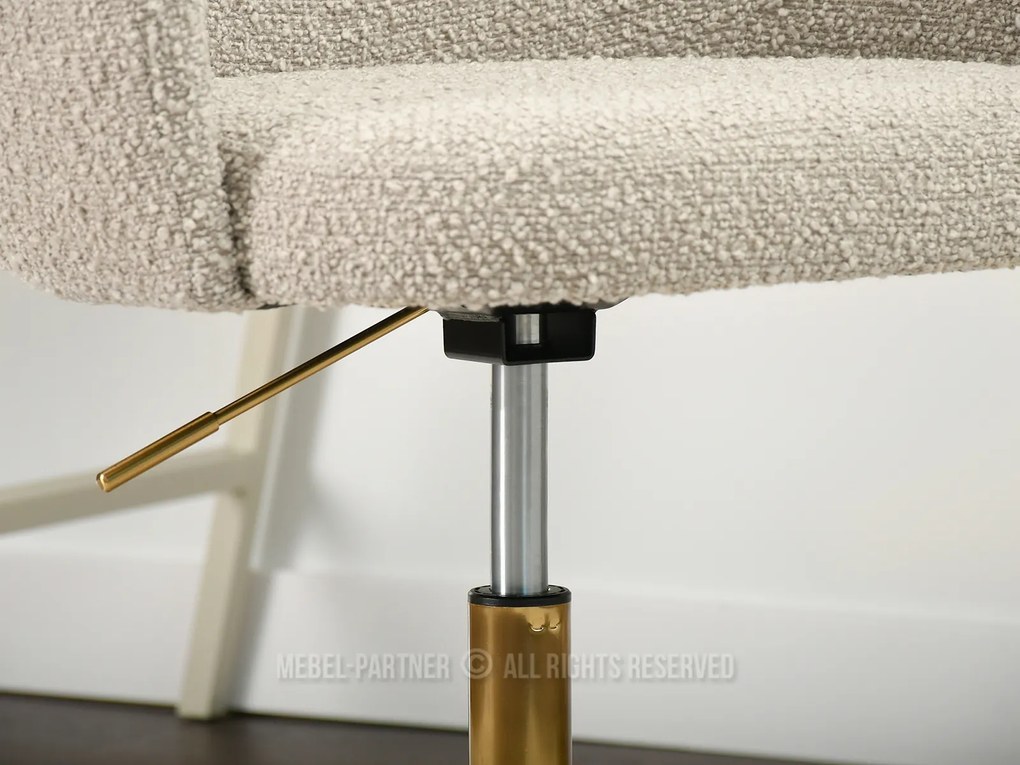 Fotoliu Lolo (bej + auriu). Promo -15%. 1110521