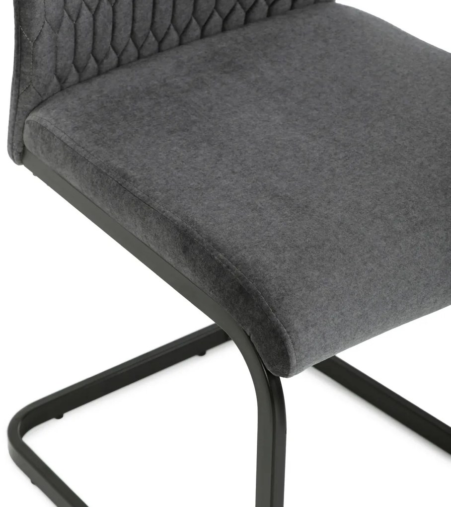 Set de scaune de sufragerie DCL-X7018 GREY2, 4 buc