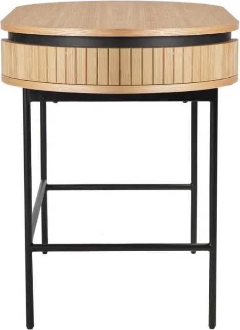 Birou cu furnir de stejar ATELIER 120cm