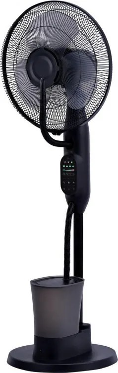 La mâna a doua: Ventilator cu ceata de apa Elite EFM-0357R, 70W, 40 cm, 2.8 L, 3 viteze, 3 moduri, 3 pale, Economisire energie, Negru