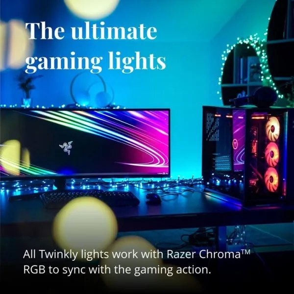 Twinkly TWS250SPP-BEU - Ghirlandă LED RGB pentru exterior 250xLED 23,5 m IP44 Wi-Fi