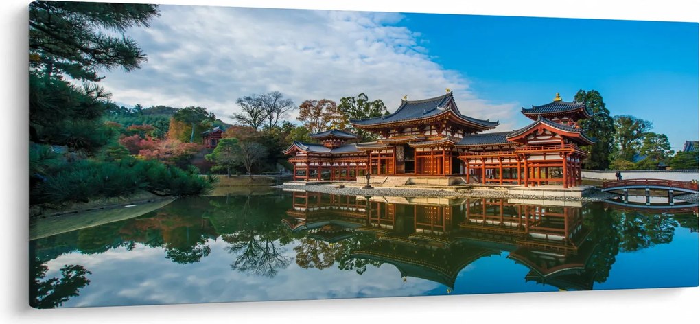Tablou - Templul Byodo-in, Japonia (120x50 cm)