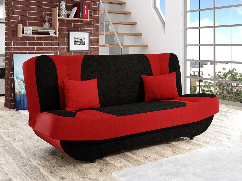 Canapea extensibilă Miami 213 Cutie de pat, 94x190x90cm, 55 kg, Picioare: Plastic