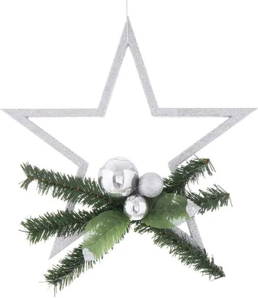 Decorațiune de Crăciun Ixia Pine, argintiu