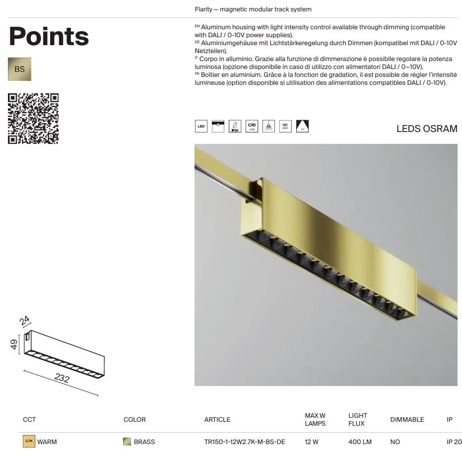 Accesoriu, Spot pentru Sistem Modular Magnetic Flarity, Points alama