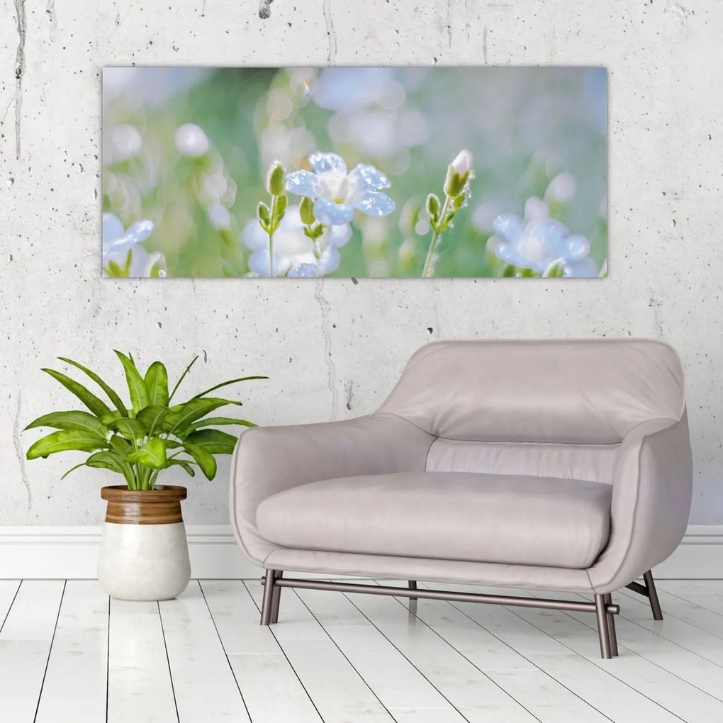 Tablou - Flori delicate (120x50 cm)