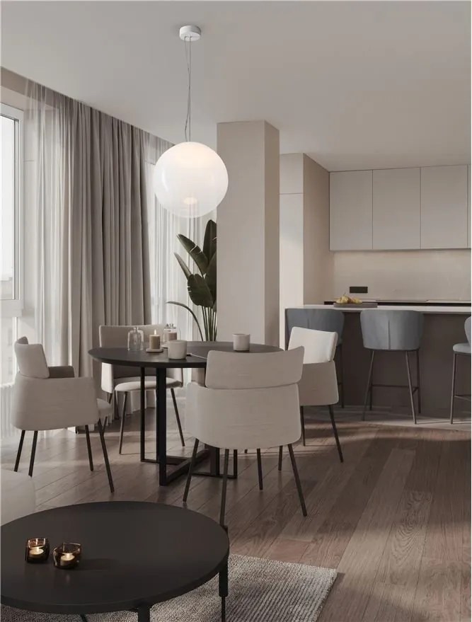 Pendul LED design circular BOLITA diametru-40cm, NVL-9204027