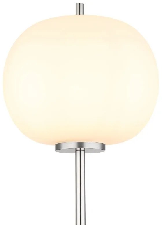 Lampadar, lampa de podea design modern Blacky I nichel
