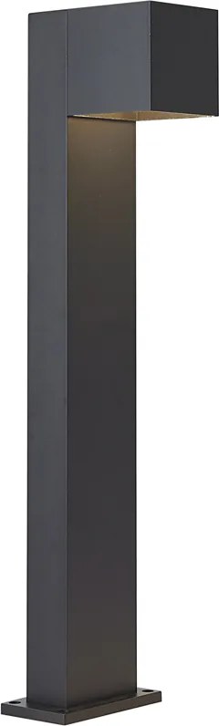 Lampă de exterior neagră 65cm incl. LED IP64 cu lumină slabă și solară - Charlene