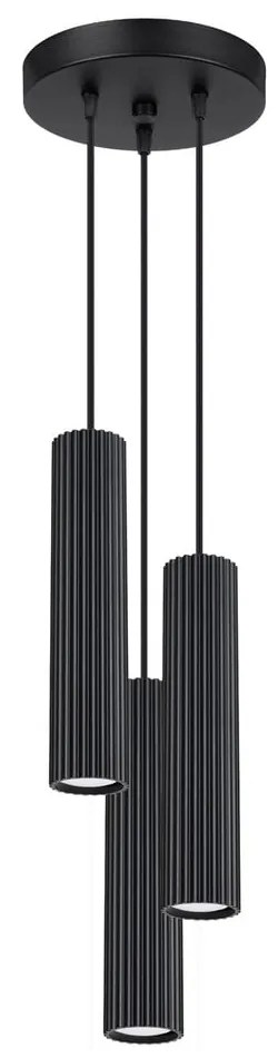 Lustră neagră ø 19,5 cm Gleam – Nice Lamps