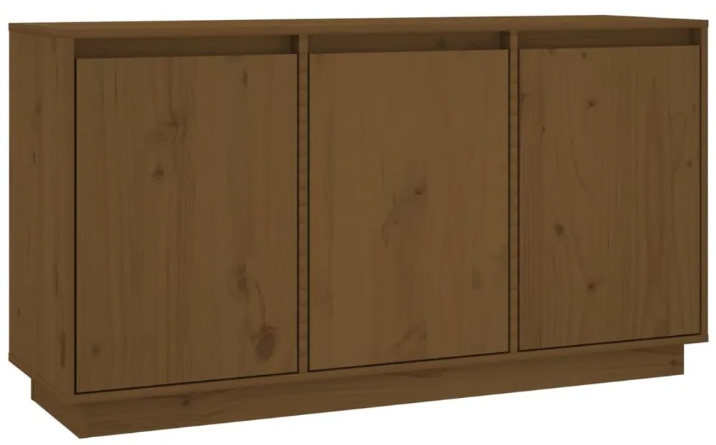 813812 vidaXL Servantă, maro miere, 111x34x60 cm, lemn masiv de pin