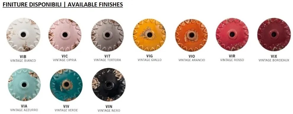 Lustra design retro realizat manual din ceramica si metal GRUNGE
