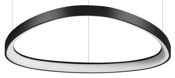 Lustra LED suspendata design circular GEMINI SP D061 NERO