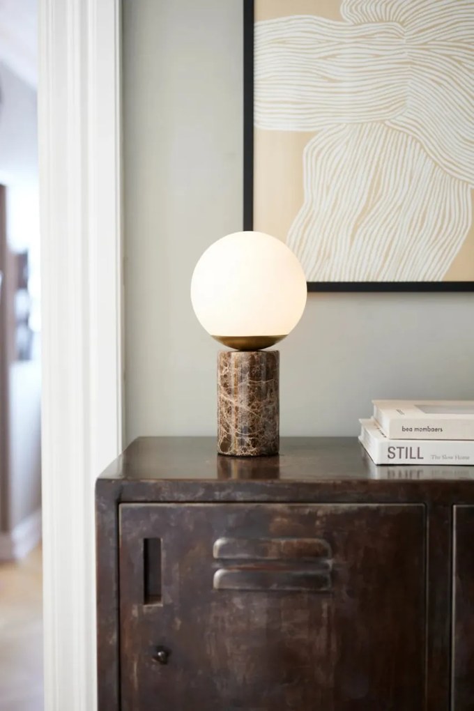 Veioza, lampa de masa design modern Lilly maro