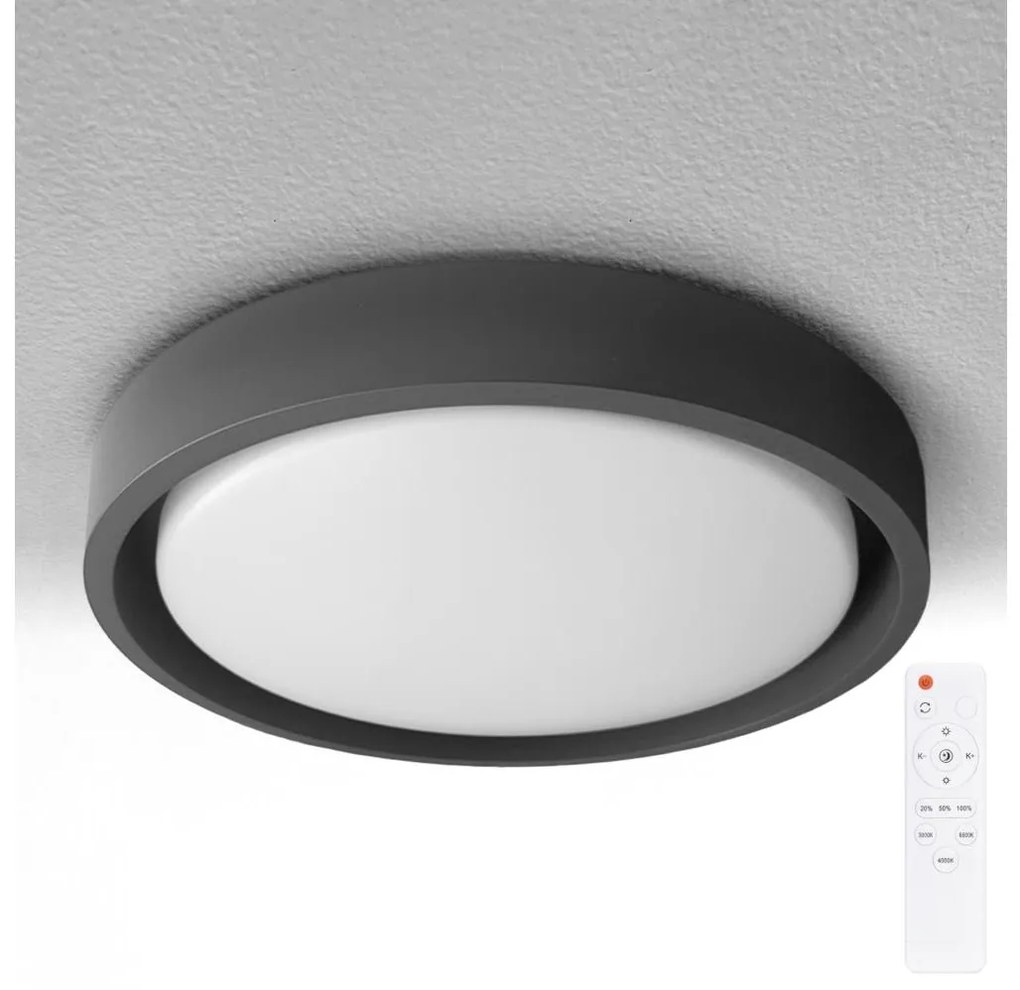 Brilagi - Lampă LED dimabilă MATTEO LED/48W/230V, 3000-6500K, Ø 41 cm, negru +DO