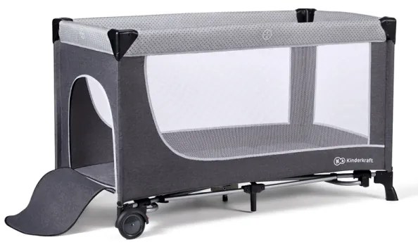 Pătuț de voiaj KINDERKRAFT SELECT LEODY gri